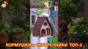 Кормушки и скворечники своими руками для птиц ТОП-3 (18) 🪚🪛🔨 Идеи для дачи и сада пошагово ❣️