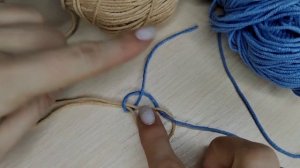 Как соединить нить из двух мотков | Connect the thread of two skeins