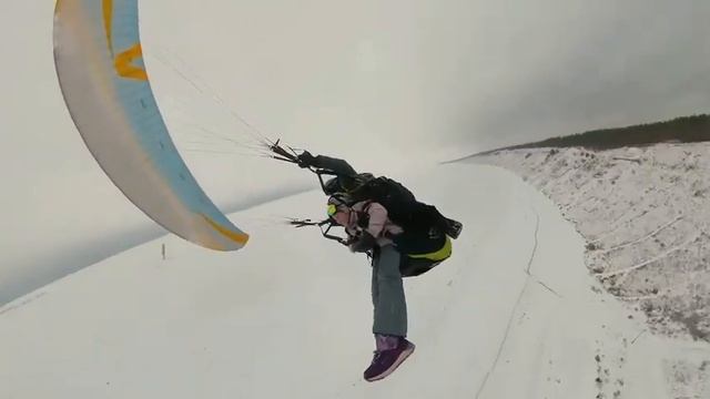 Полет на параплане в Тольятти на insta 360