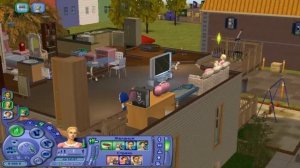 Давай играть в симс #2 переезд в квартиру #2 первый рабо?