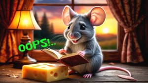 Мышонок: "Муравьи долго трудились, но гусеница их опередила..."