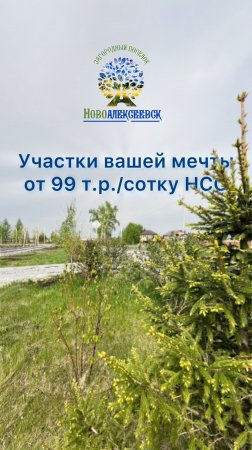 Земельные участки вашей мечты от 99 т.р./сотку. НСО. ИЖС. Рассрочка без %. Ипотека.