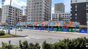 А101 и странное панно в ЖК Бунинские кварталы.