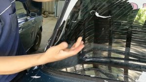 Как легко снять старую наклейку со стекла автомобиля. Ваз 2107