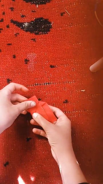 как сделать сердечко из бумаги, оригами