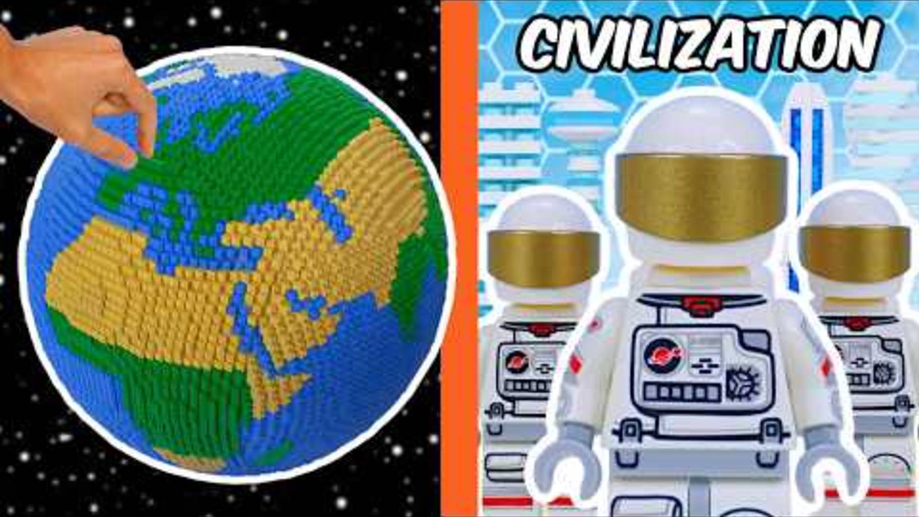 Я смоделировал ПЛАНЕТУ из конструктора LEGO...