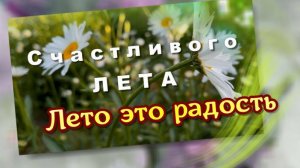 Счастливого лета. Лето - это радость