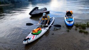 На SUP - бордах по Телецкому  озеру. Тренировки перед нач