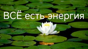 Всё есть энергия. Как мы считываем информацию. Восприятие мира.