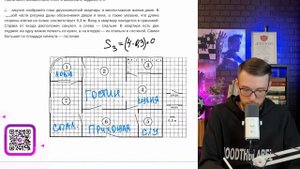 Определите помещение с наименьшей площадью. Запишите