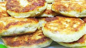 Сырники солёные с зелёным луком, укропом и чесноком, острые