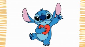 Как нарисовать СТИЧА С СЕРДЦЕМ | Шаг за шагом | Очень легко