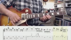 Gary Moor Style Blues Rock in F#(tab,backing track)