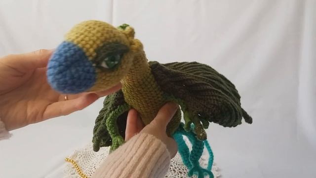 Crocheted dragon. Dragon wyvern | Дракон крючком. Дракон-виверна |Дракон гачком. Дракон-віверна смотреть онлайн
