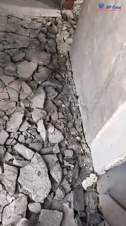 Так выглядит демонтаж стяжки пола