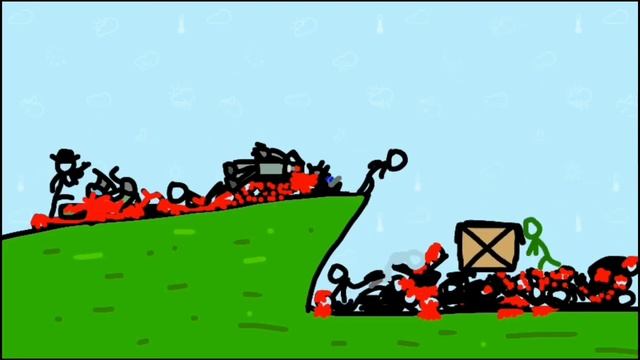 Stickman the cliff 《стикман битва на утёсе》 смотреть онлайн