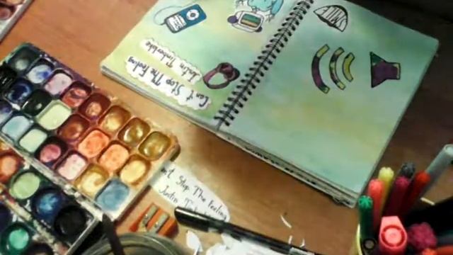 ♥Разворот в личном дневнике♥"Любимая песня лета"♥Артбуке/Смешбуке/Скетчбуке♥ смотреть онлайн