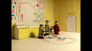 Пластилиновый мультик "С ними". S1E6. Первый рабочий день.