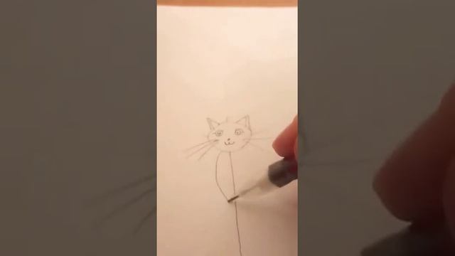 Рисуем кошку смотреть онлайн