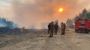 Пожарные отстояли поселок Этыркэн в Хабаровском крае и ликвидировали ландшафтный пожар