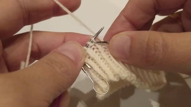 Резинка 1×1 со скрещенной лицевой петлёй смотреть онлайн