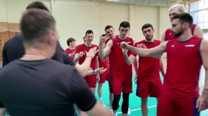 Сборная по волейболу провела финальную тренировку перед отправкой в Белград