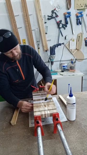 Всем добрый вечер. Продолжение, склейка ламелей. смотреть онлайн