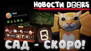 🍃САД — СКОРО?! СЛИВЫ ОТ РАЗРАБОТЧИКОВ🔥 ДОРС СКАТИЛСЯ❓ | НОВОСТИ DOORS | Сашокен