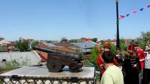 Томск. Воскресенская гора. Пушка.