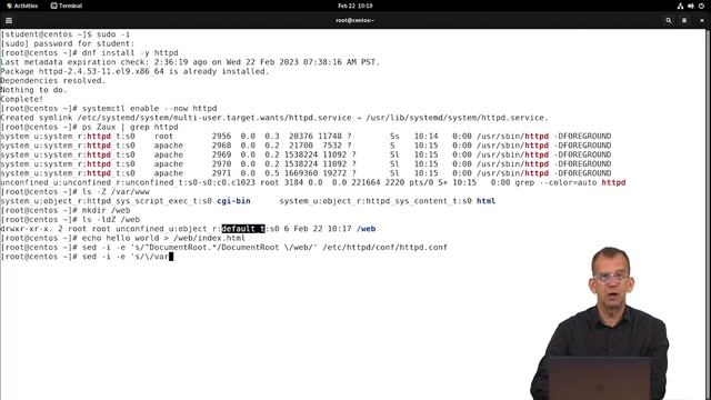 005. 10.4 Applying Labels To Manage SELinux File Access