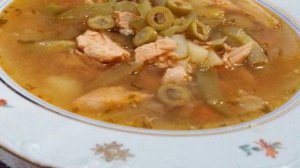 Солянка рыбная из форели
