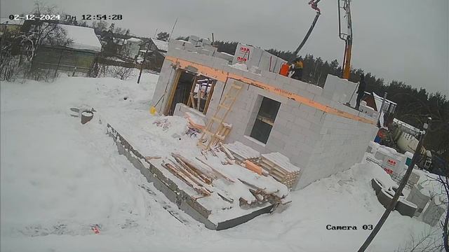 заливаем монолитного участка потолка первого этажа п смотреть онлайн