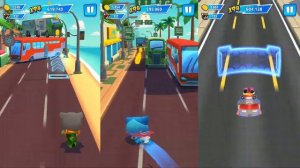 Говорящий Том погоня героев Соревнование Анджела vs Том Talking Tom Hero Dash