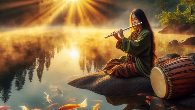 Медитация Йога Азия Флейта #relaxing #relax смотреть онлайн