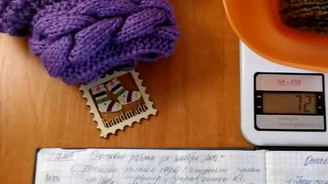 Вязание.Марафон"Пряжная диета".Отчёт№14. Контрольное взвешивание пряжи.#марафонпряжнаядиета