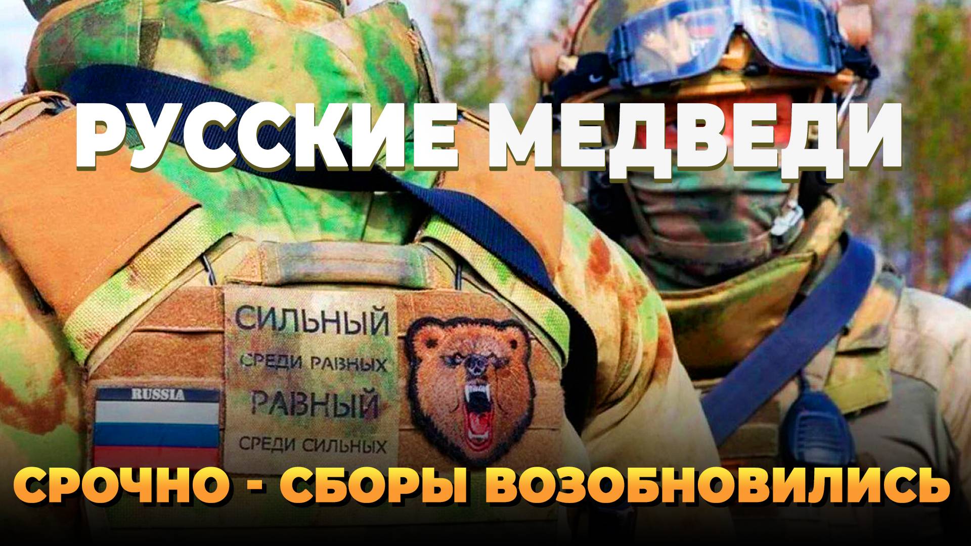 Русские медведи возобновляют сборы для бойцов в зоне СВО