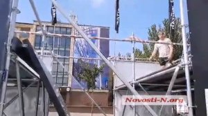 В Николаеве стартовали экстремальные гонки Race Nation