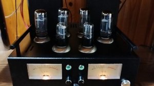 Ламповый усилитель с темброблоком (РР) на 6п3с-е , (6п6с)