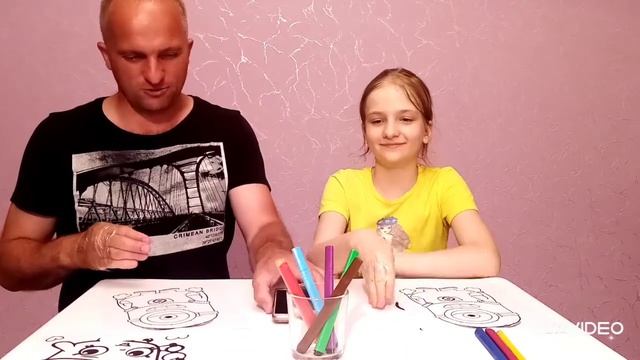 ЧЕЛЛЕНДЖ!!!! Три Маркера без большого пальца!!! /Vikki Top. смотреть онлайн