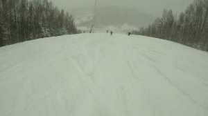 Губаха открытие сезона 2023/24 декабрь, уровень снега 60см