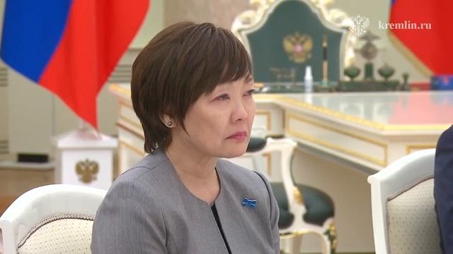 Путин принял в Кремле Акиэ Абэ — вдову бывшего премьера Японии Синдзо Абэ