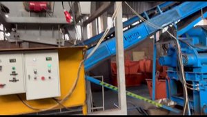 Линия для брикетирования металлической стружки. Брикетировочный пресс + Молотковая дробилка