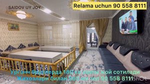 Урганч Хива йулида буруллерда 130 кв катеж жихозлари би