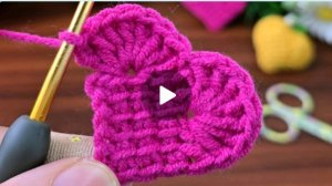 Сердечко крючком❤ #веселыепетельки #вязаниекрючком #Анявяжет
