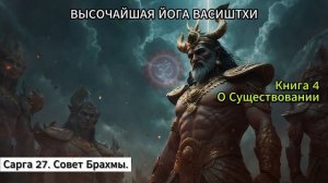 Йога Васиштхи | Книга 4 - [Сарга 27/62] | Совет Брахмы | Ауди?