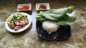 Необычный завтрак. Сями по-корейски!