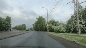 Утро 29 мая 2025г. г. Красноярск, снег выпал
