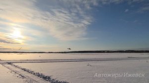 Автожир на лыжах. Летаем на Танго Тревел зимой.