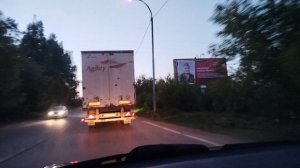 Вечерний прохват на автомобиле