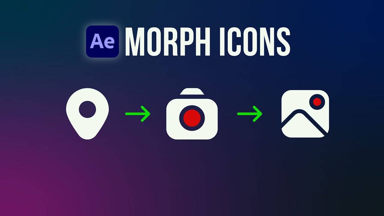 Морфинг иконок в After Effects